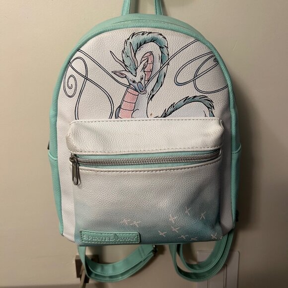 Studio Ghibli Spirited Away Haku Dragon Mini Backpack - Picture 1 of 8